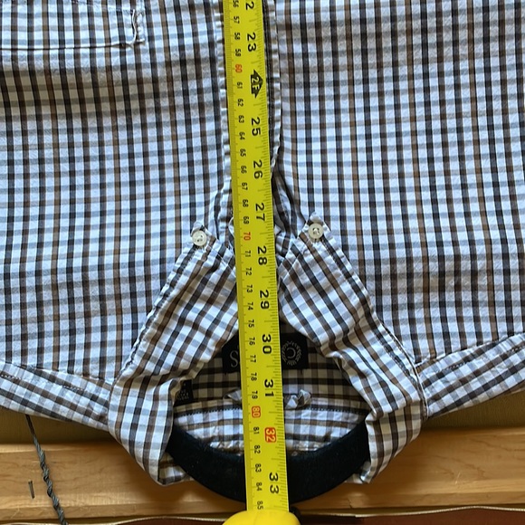 Chaps Short-Sleeve Casual Button Down, Plaid - 100% Cotton, Size L - Picture 5 of 5